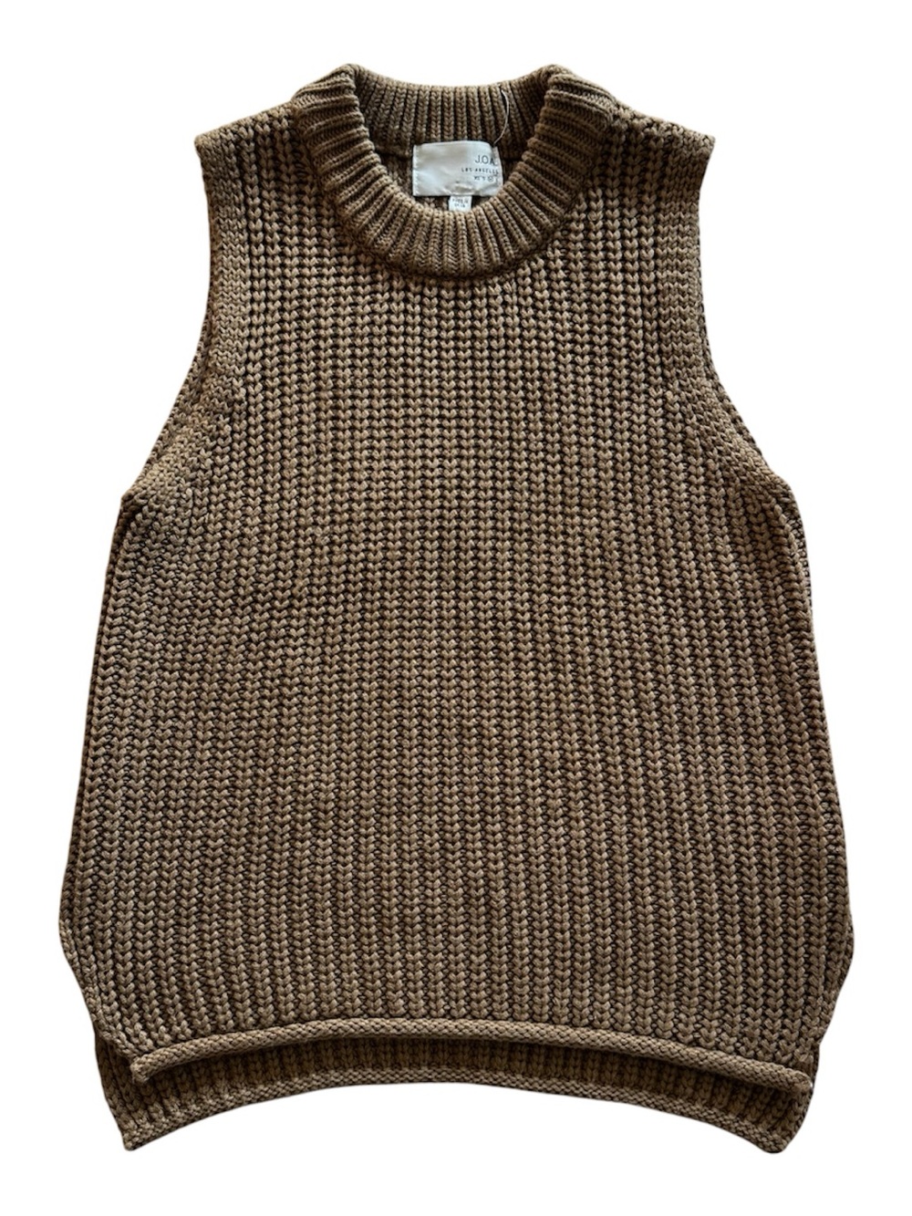 J.O.A. Los Angeles Sleeveless Chunky Knit Vest M
